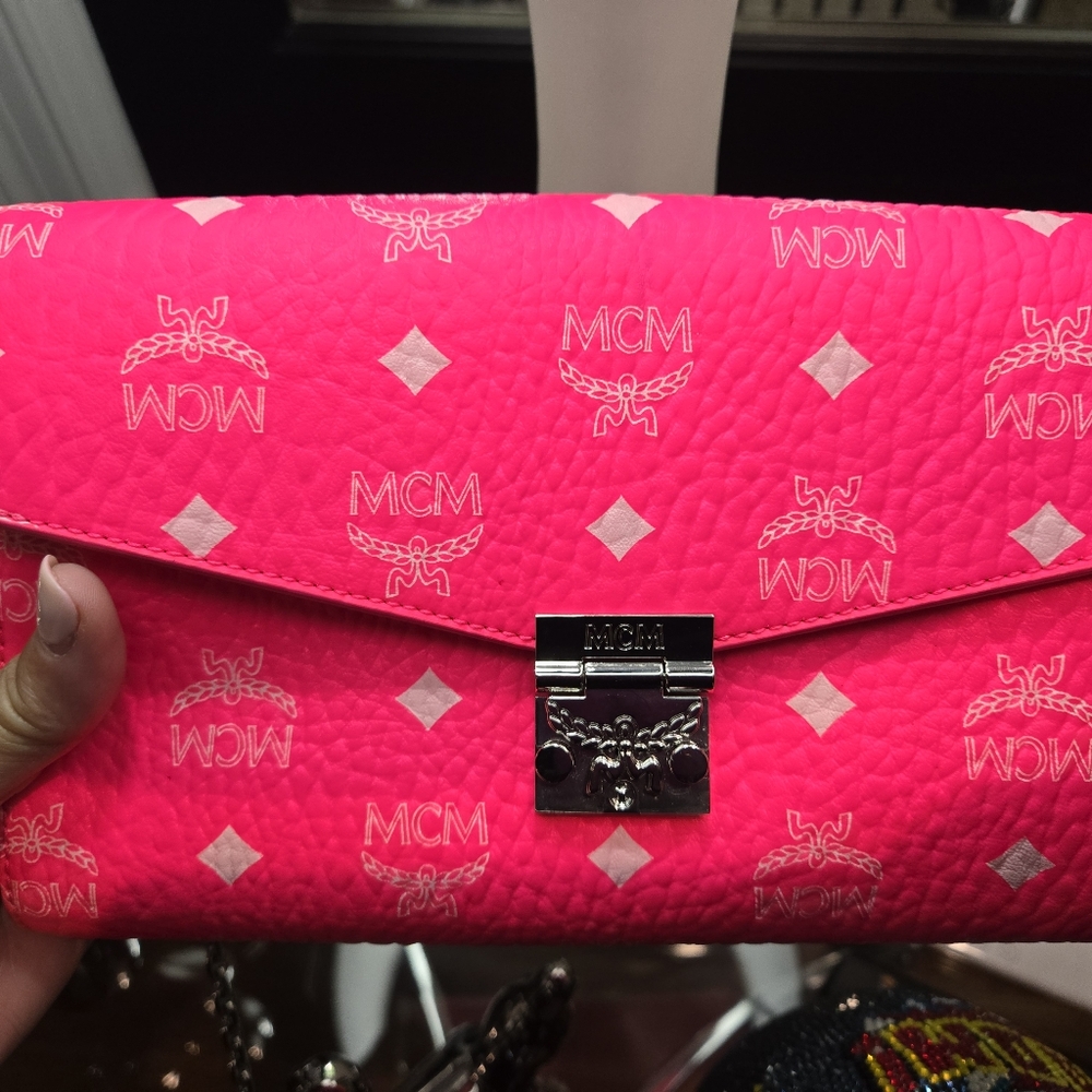 MCM Neon Pink/Fushia Bag